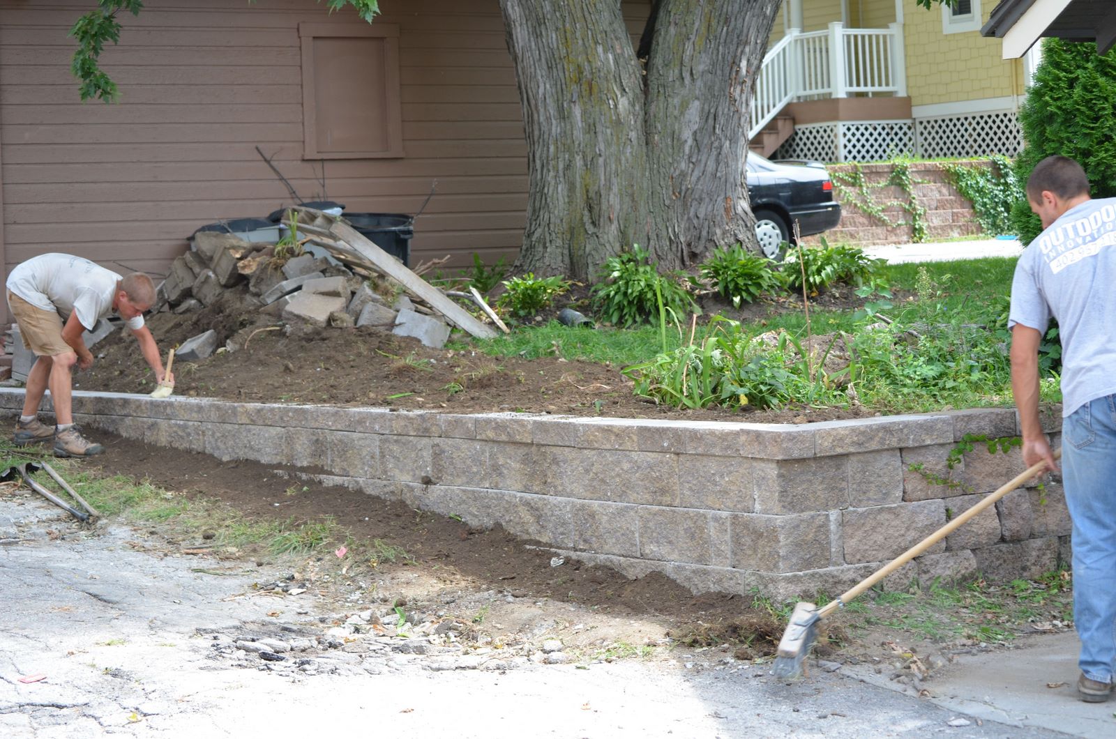 Retaining Wall After 2